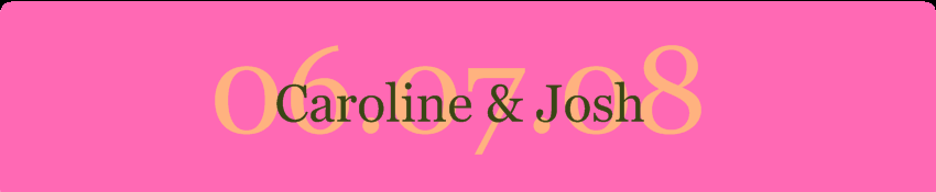 Caroline & Josh 06.07.08